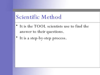 Scientific Method | PPT