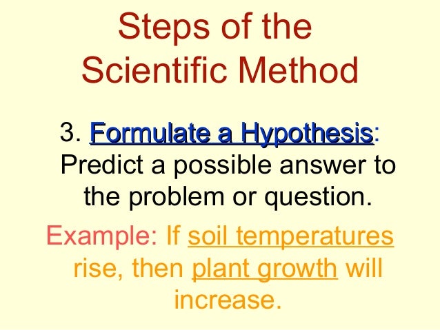 scientific method with example of each step The scientific method essential questions: ppt video online download.