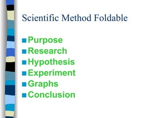 Scientific Method Pp | PPT