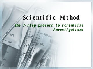 Scientific Method The 7-step process to scientific investigations 