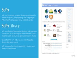 Scientific Python | PDF
