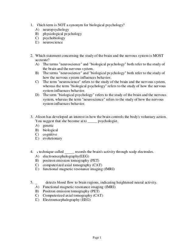 Scientific american presenting psychology 1st edition licht test bank