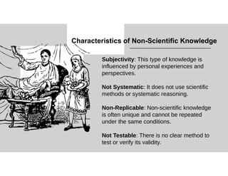 Scientific and non scientific Scientific and non scientific | PPTX