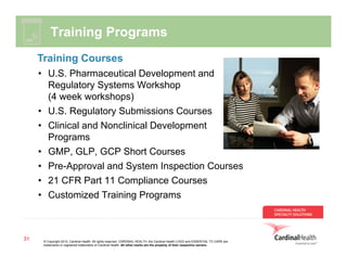 Scientific and regulatory consulting overview presentation jan 2013 | PDF