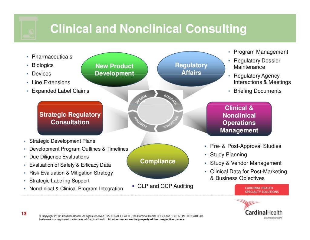 Scientific and regulatory consulting overview presentation jan 2013