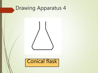 Drawing Apparatus 4
Conical flask
 