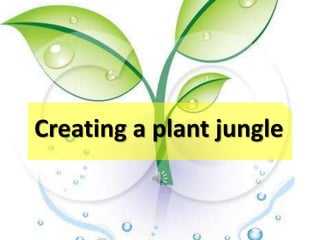 Creating a plant jungle
 