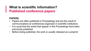 University of Aveiro Library | 2014
Journal articles
Book chapters
Conference papers
scientific information
certified by peer
review
and published
Peer review scientific information
 