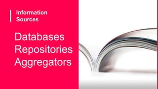 University of Aveiro Library | 2014
 Access: http://www.ua.pt/sbidm/biblioteca/artigos
 by subscription – access at the Campus of the
University, recognition by IPs;
 outside the University – access by VPN (virtual private
network);
 free access on the Web.
Journal articles databases
 