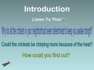 Introduction
Listen To This!
 