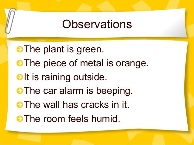 observation vs inference