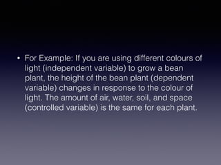 Conducting a Scientific Investigation in High School | PDF