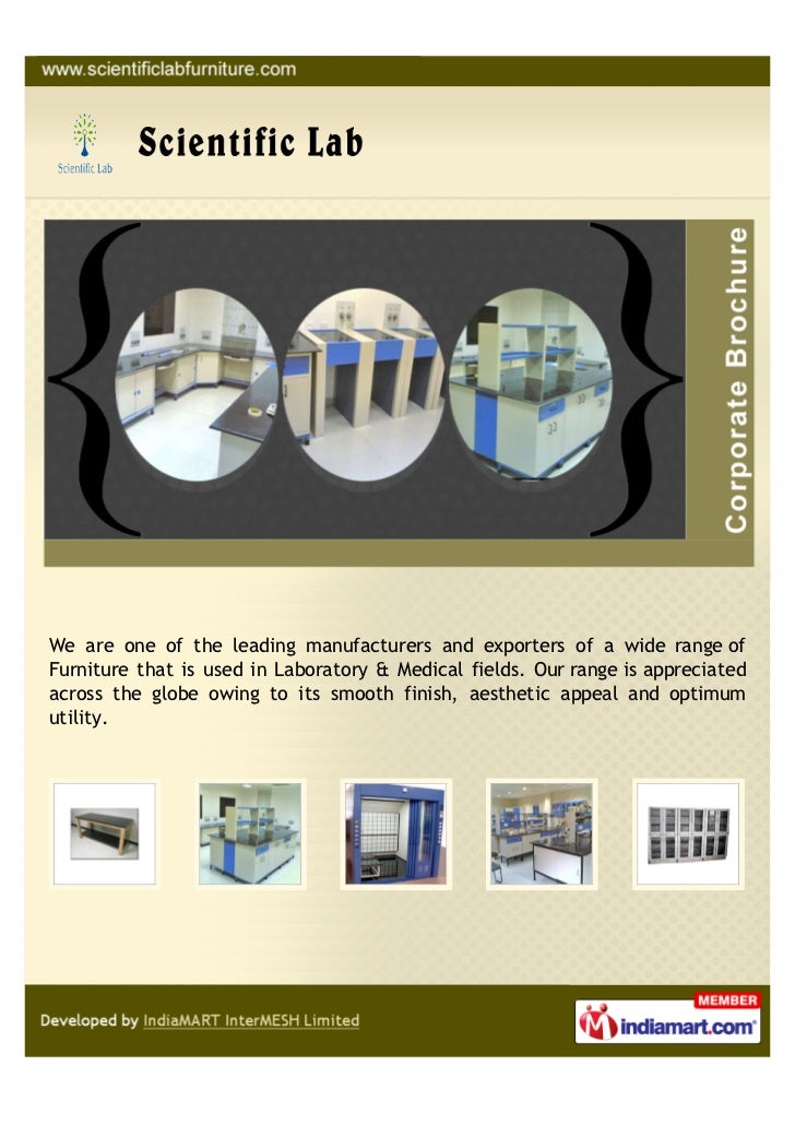 Scientific Lab, Vadodara, Laboratory And Medical Furniture