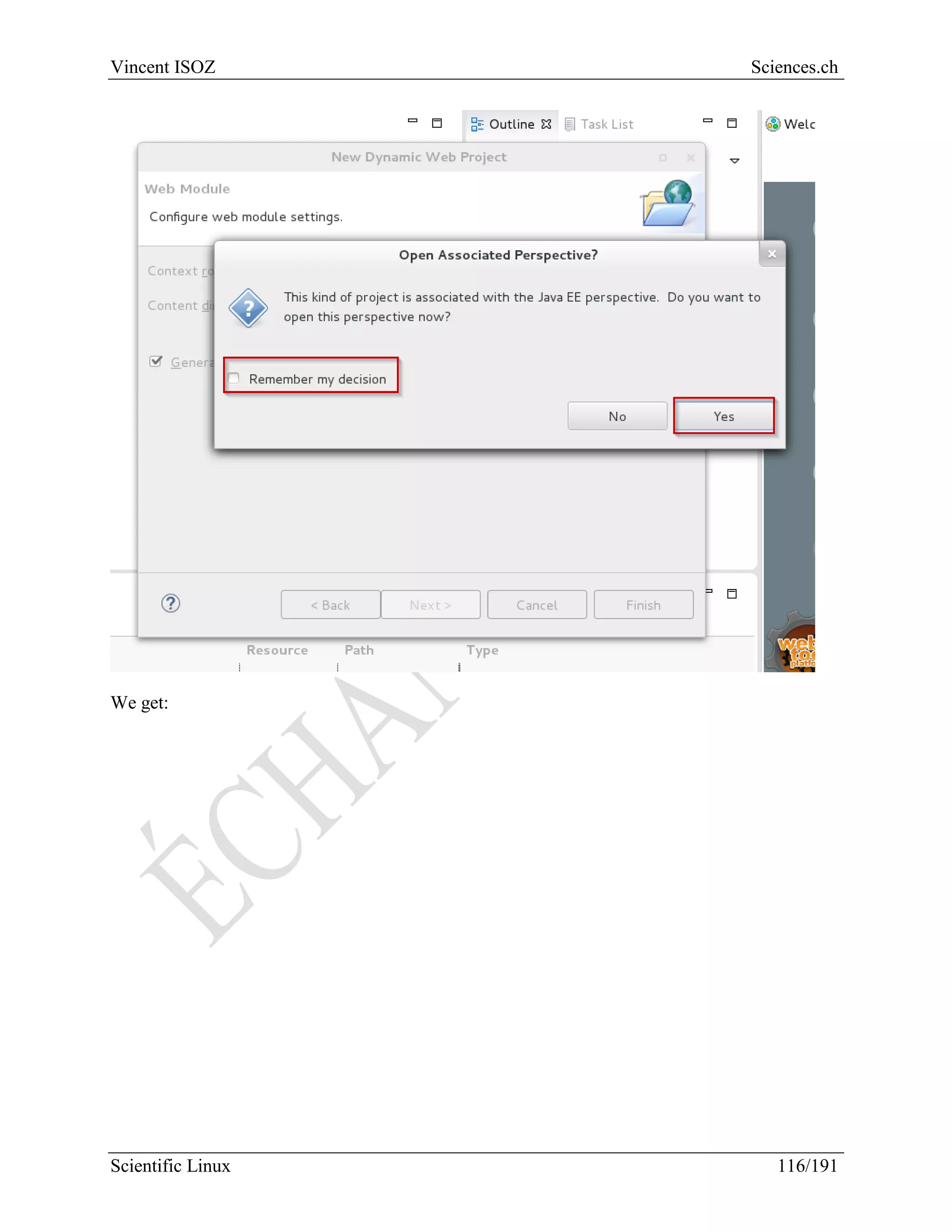 Scientific Linux Installation Guide
116/216
We click on Next:
 