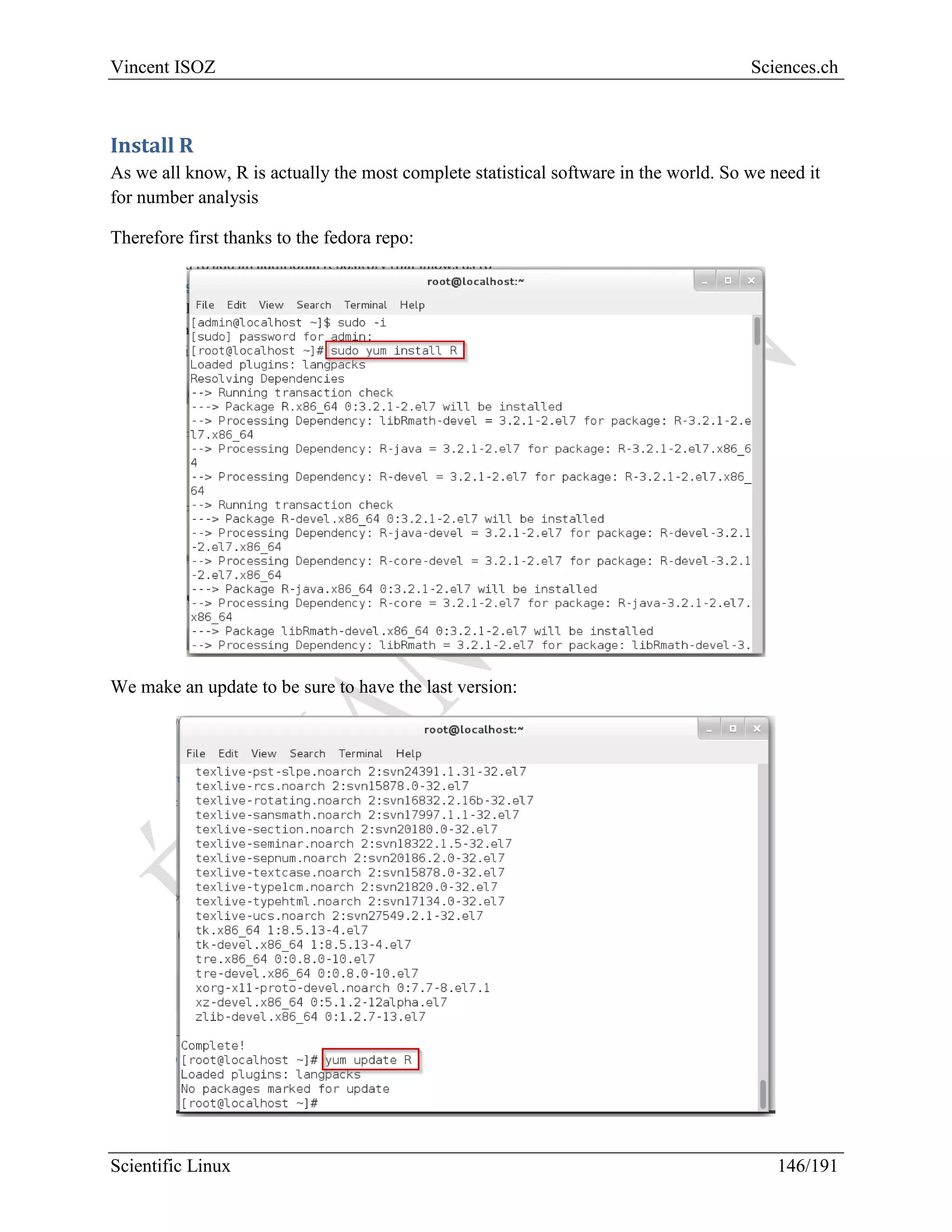 Scientific Linux Installation Guide
146/216
7.1.2 Test PHP
 