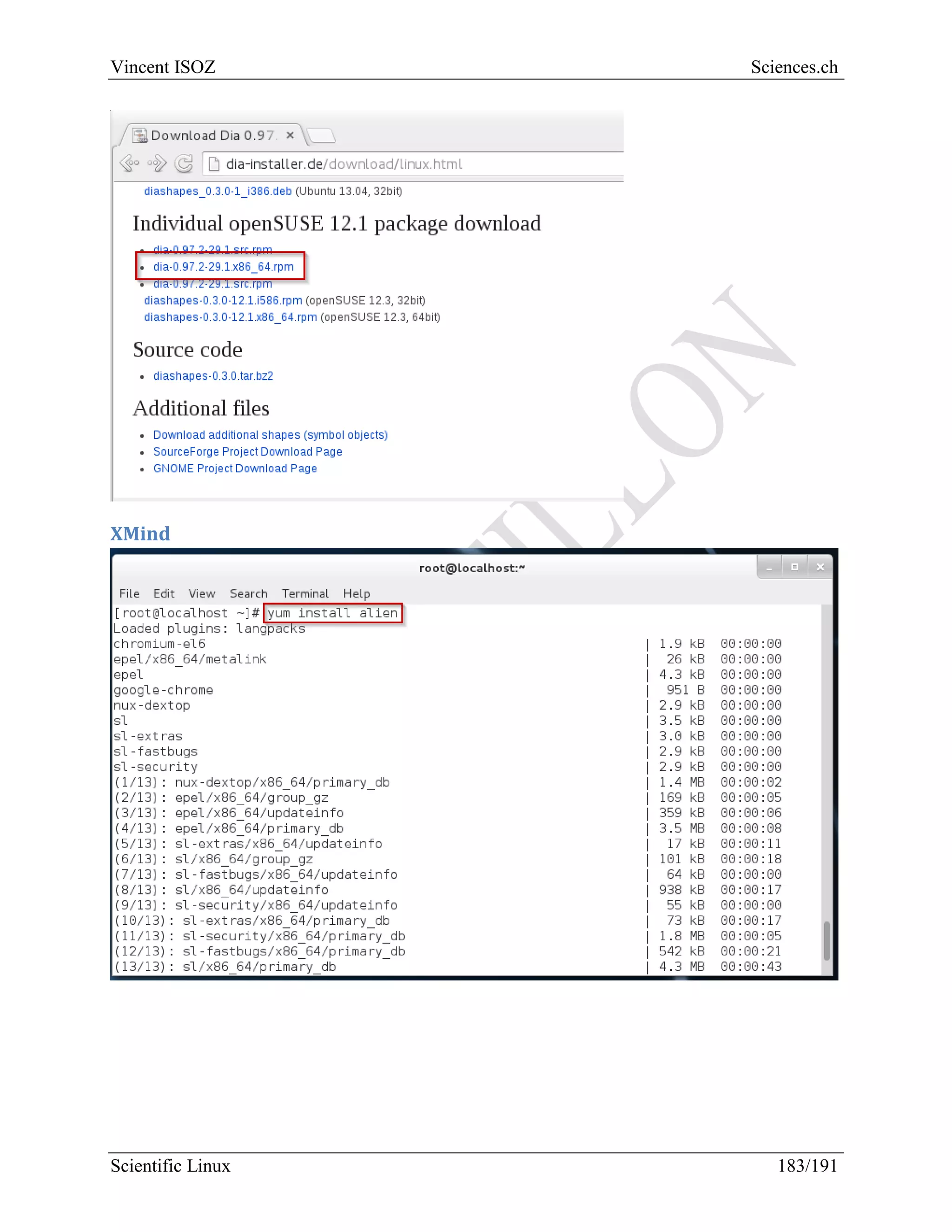 Scientific Linux Installation Guide
183/216
7.6 Salome
To install SALOME we go first on their webpage to select the option highlighted below:
 