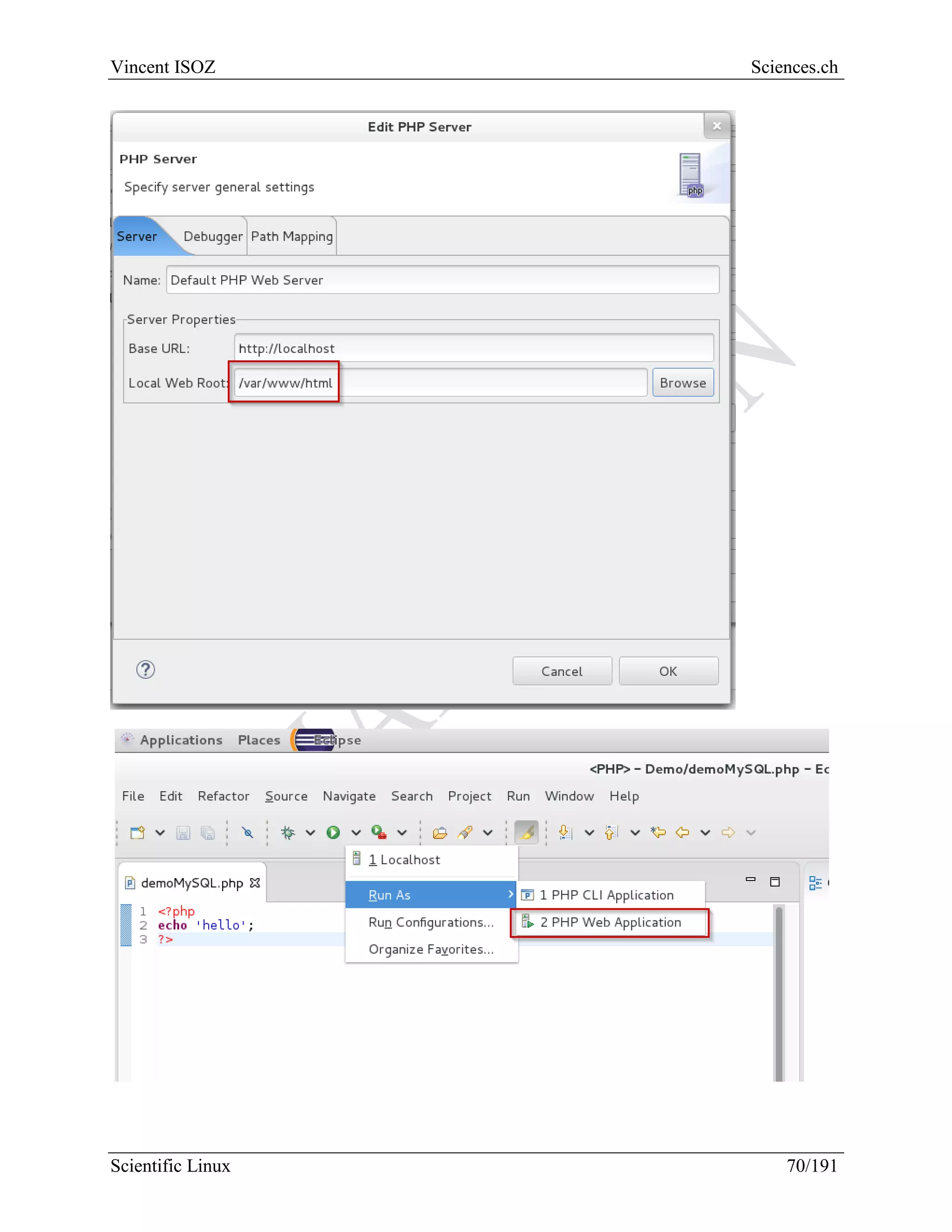 Scientific Linux Installation Guide
70/216
Reboot machine and you will have:
 