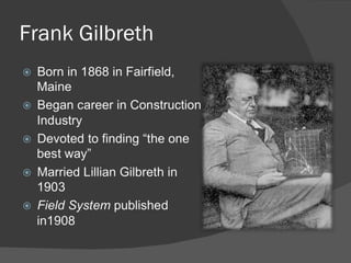 Frank Gilbreth 