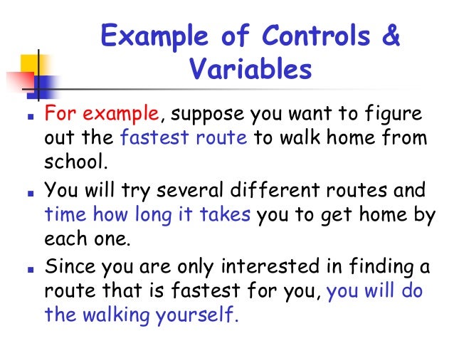 what does independent variable mean in scientific method