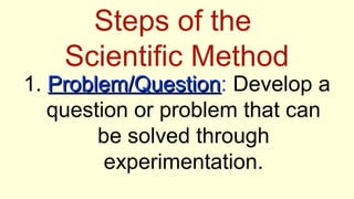 Scientific method | PPT
