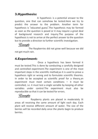 Scientific method | PDF | Biological Sciences | Science