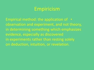 Scientific method and scientific mind | PPTX