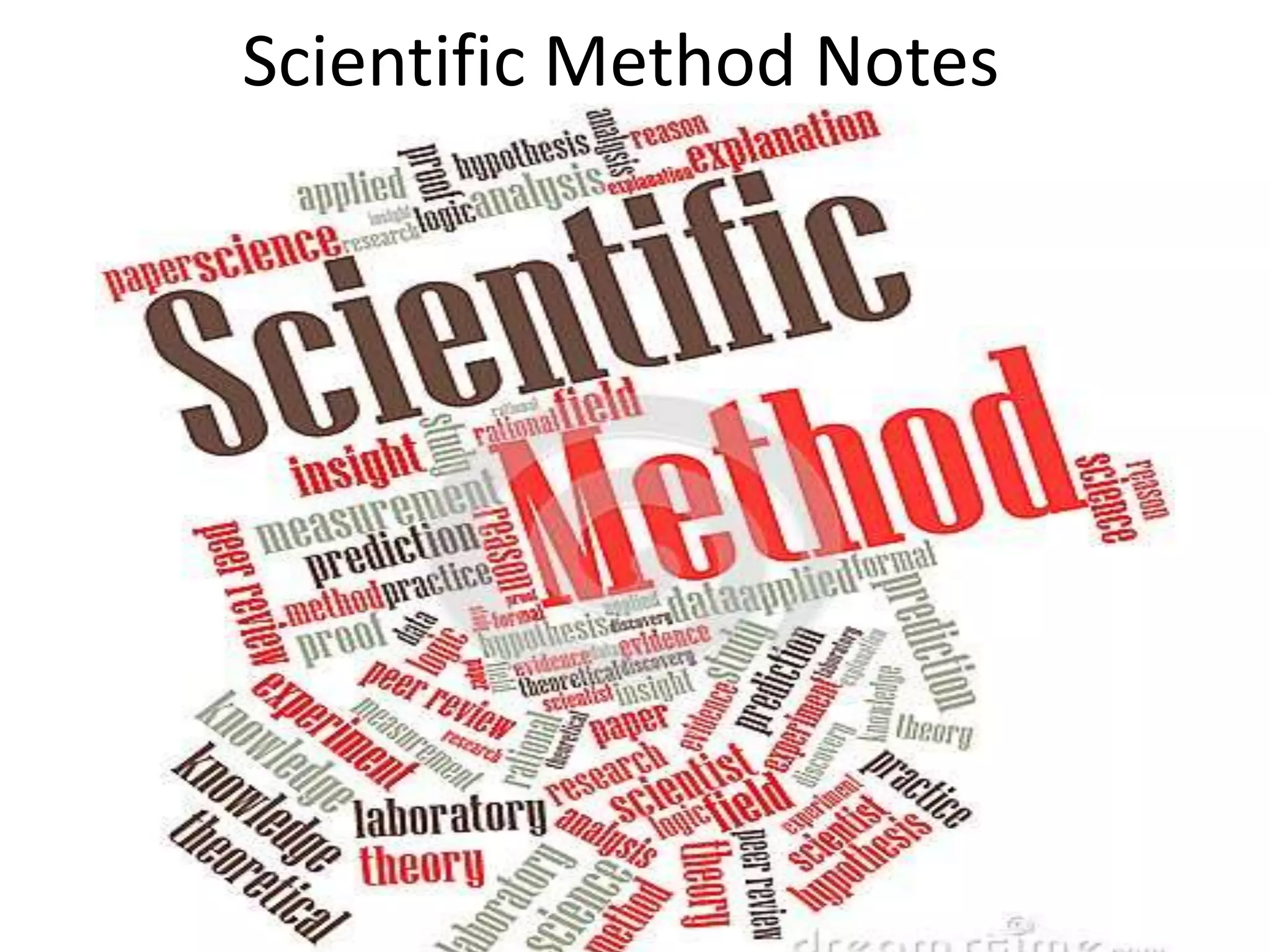 Scientific Method Notes