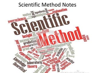 Scientific Method Notes
 