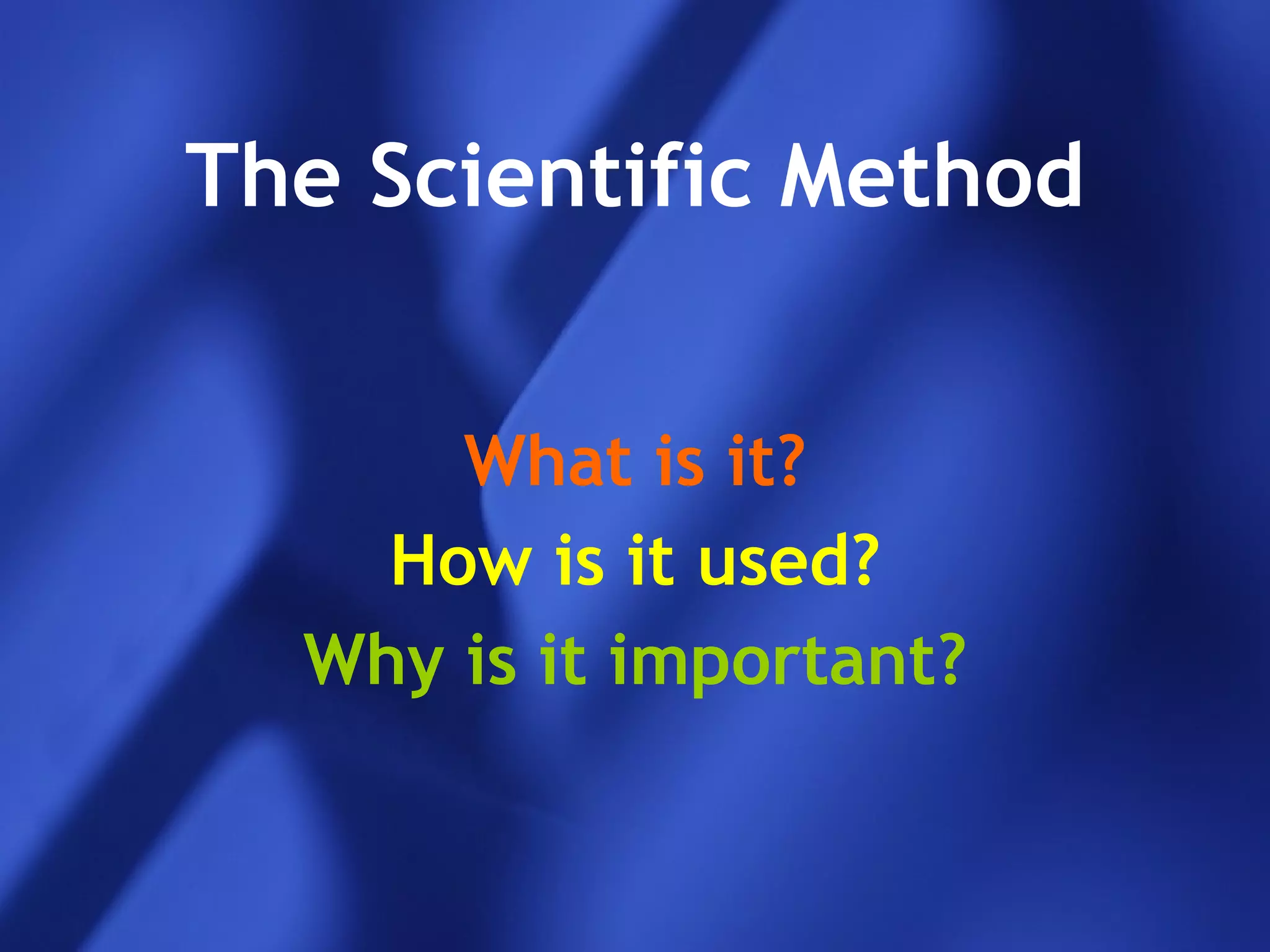 Scientific method ii | PPT