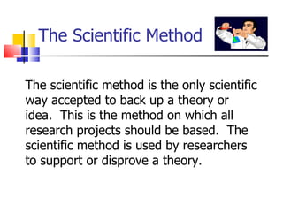 Scientific Method Powerpoint Elementary