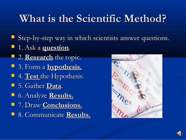 scientific method powerpoint php
