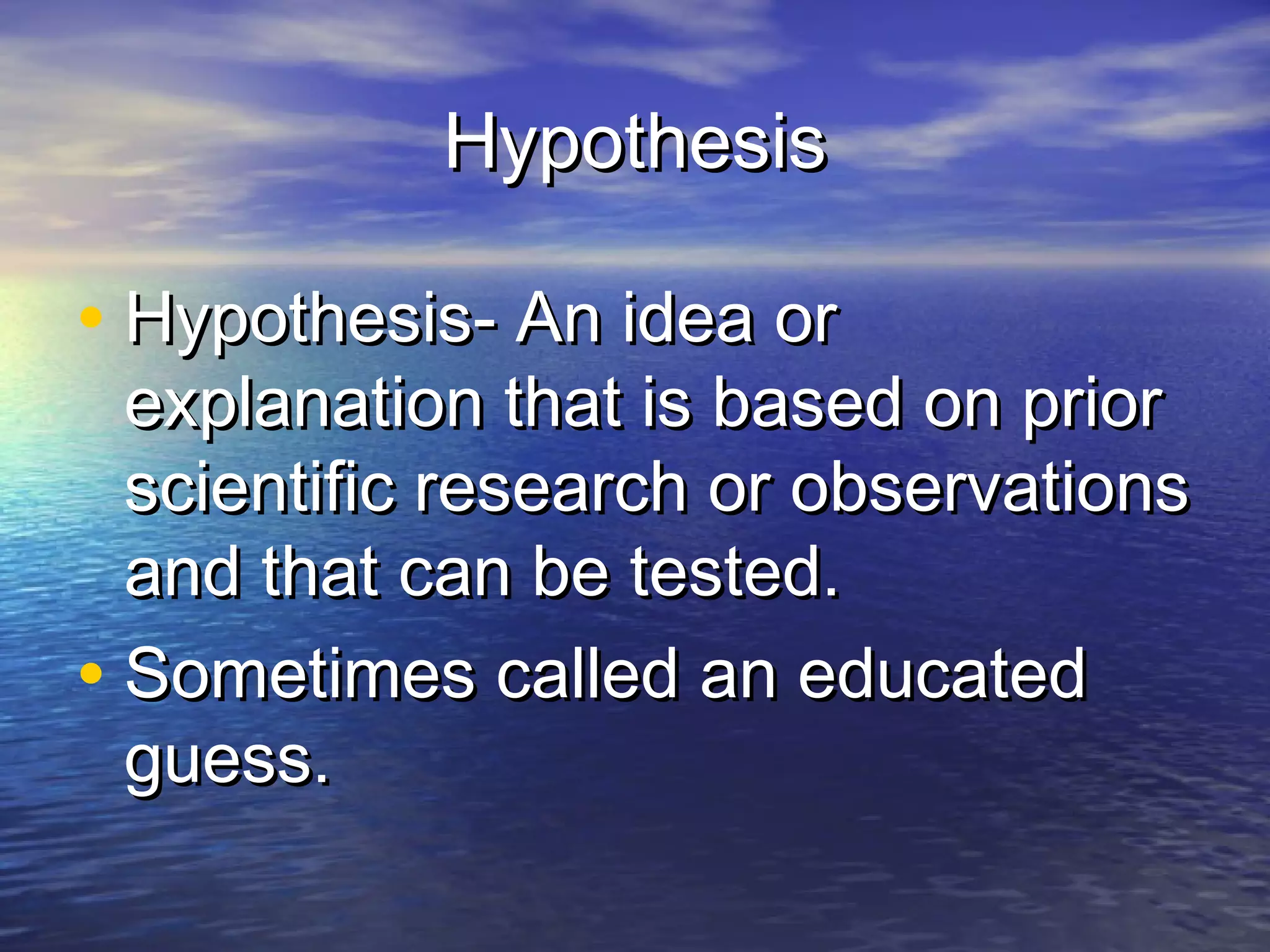 Scientific method powerpoint12 | PPT