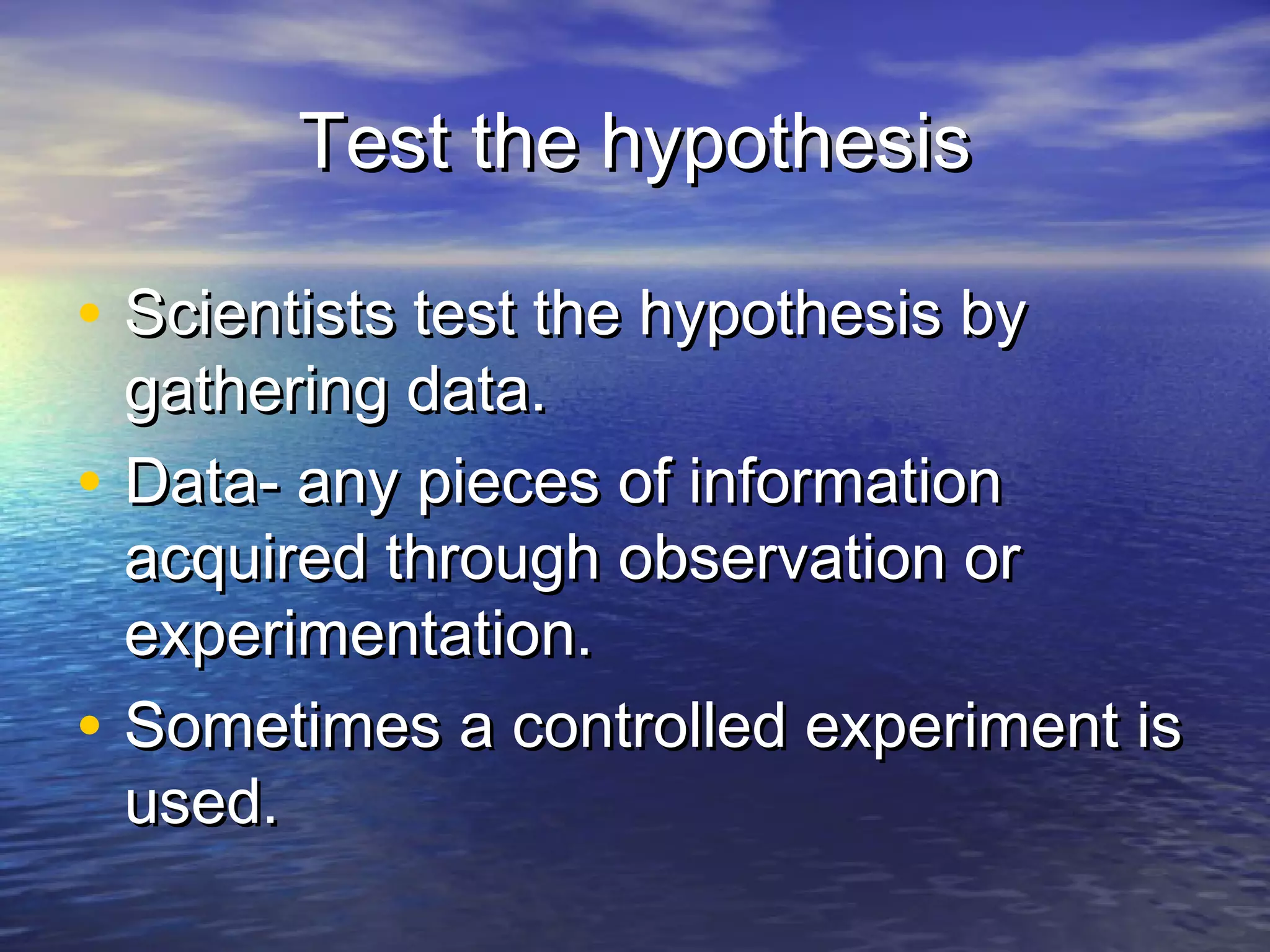 Scientific method powerpoint12 | PPT