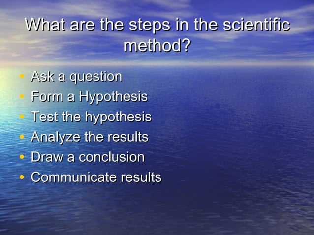 Scientific method powerpoint12 | PPT