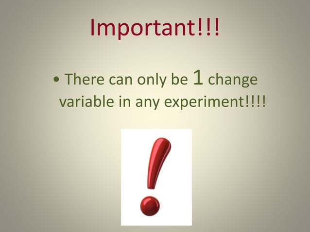 Scientific Method: Variables (Part 1) | PPTX