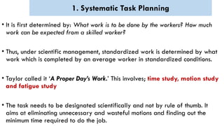 Task Management Theories Scientific MGT Theory by Fredrick Taylor edited.pptx