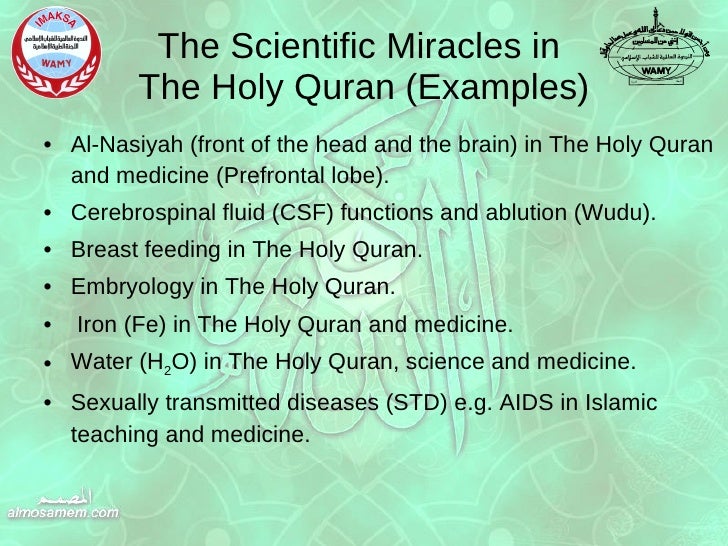 Scientific miracles