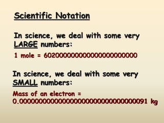 Scientific notation | PPSX