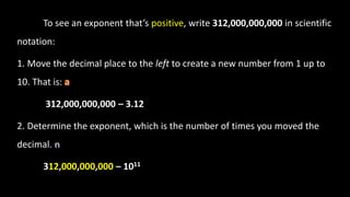 Scientific notation | PPT