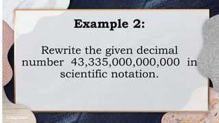 SCIENTIFIC NOTATION grade seven Math7.pptx