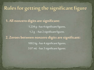 Scientific notation and significant figures | PPTX
