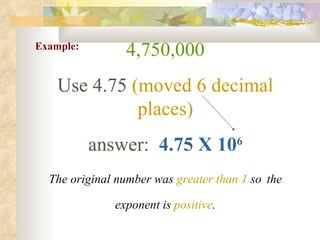 Scientific notation powerpoint | PPT