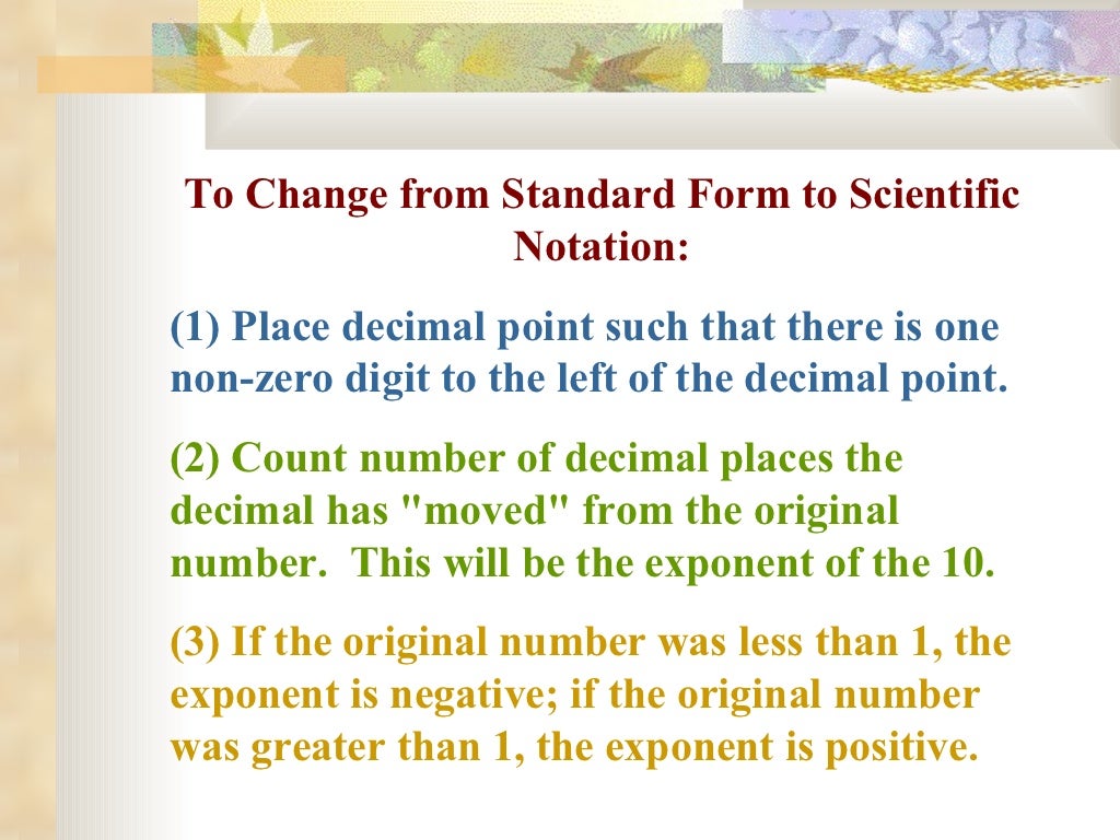 Scientific notation powerpoint