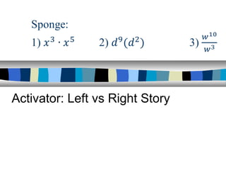 Activator: Left vs Right Story
 