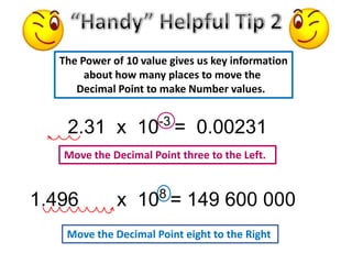 Scientific Notation | PPTX