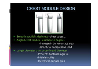 Scientific rationale and biomechanics in implants | PDF