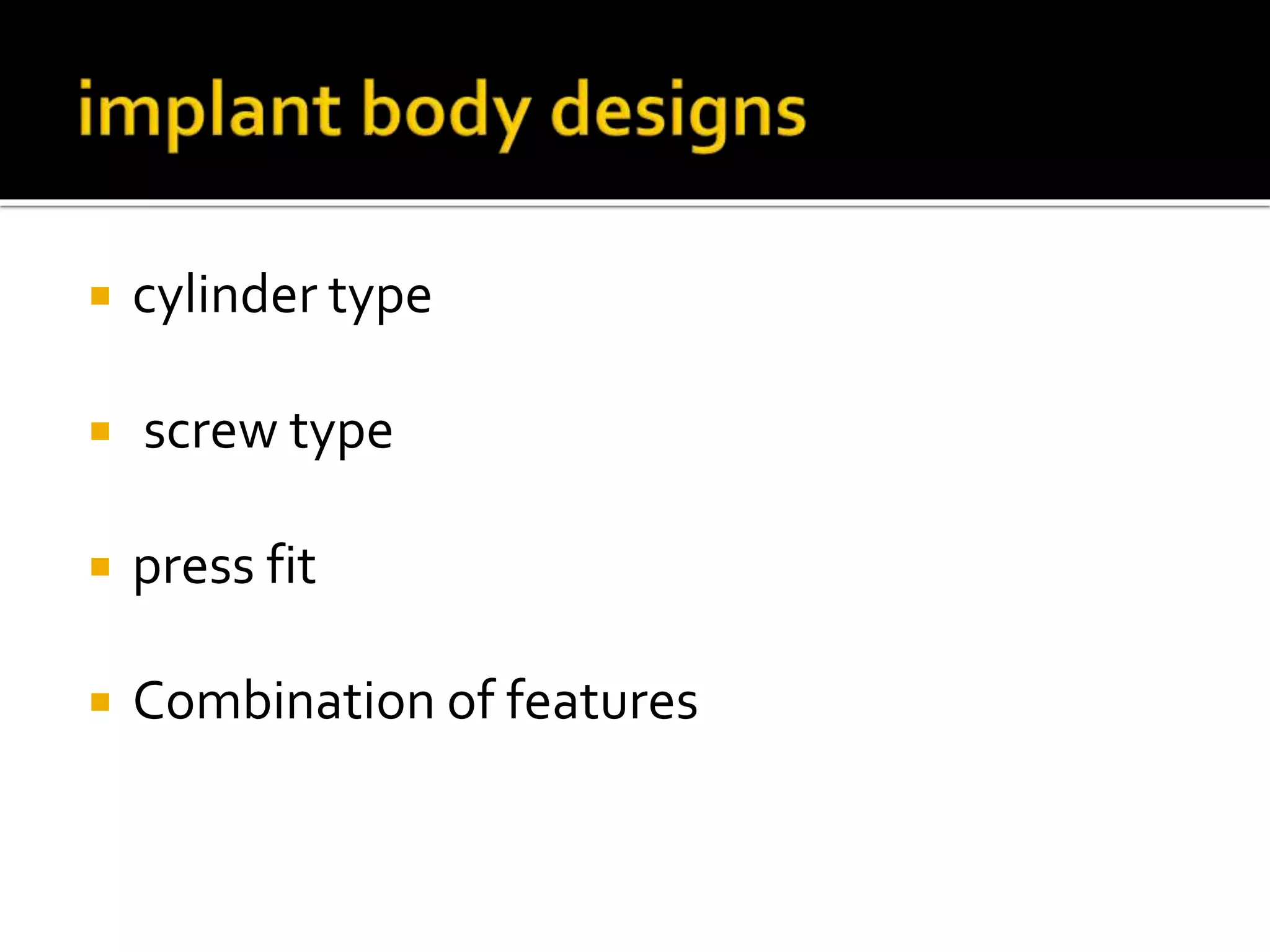 Scientific rationale for dental implant carl e misch | PPTX