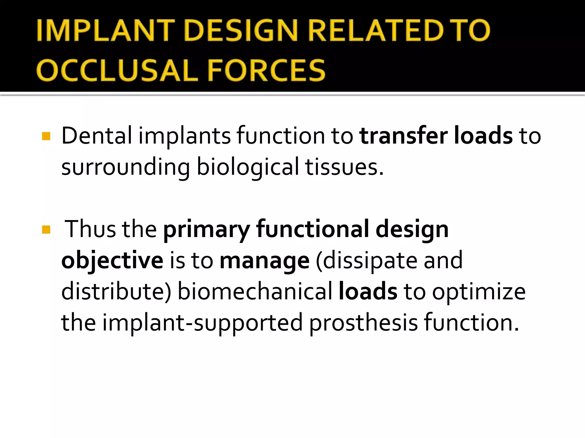 Scientific rationale for dental implant carl e misch | PPTX