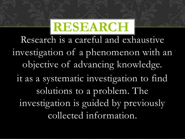 Scientific Research And Its Types