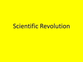 Scientific Revolution 